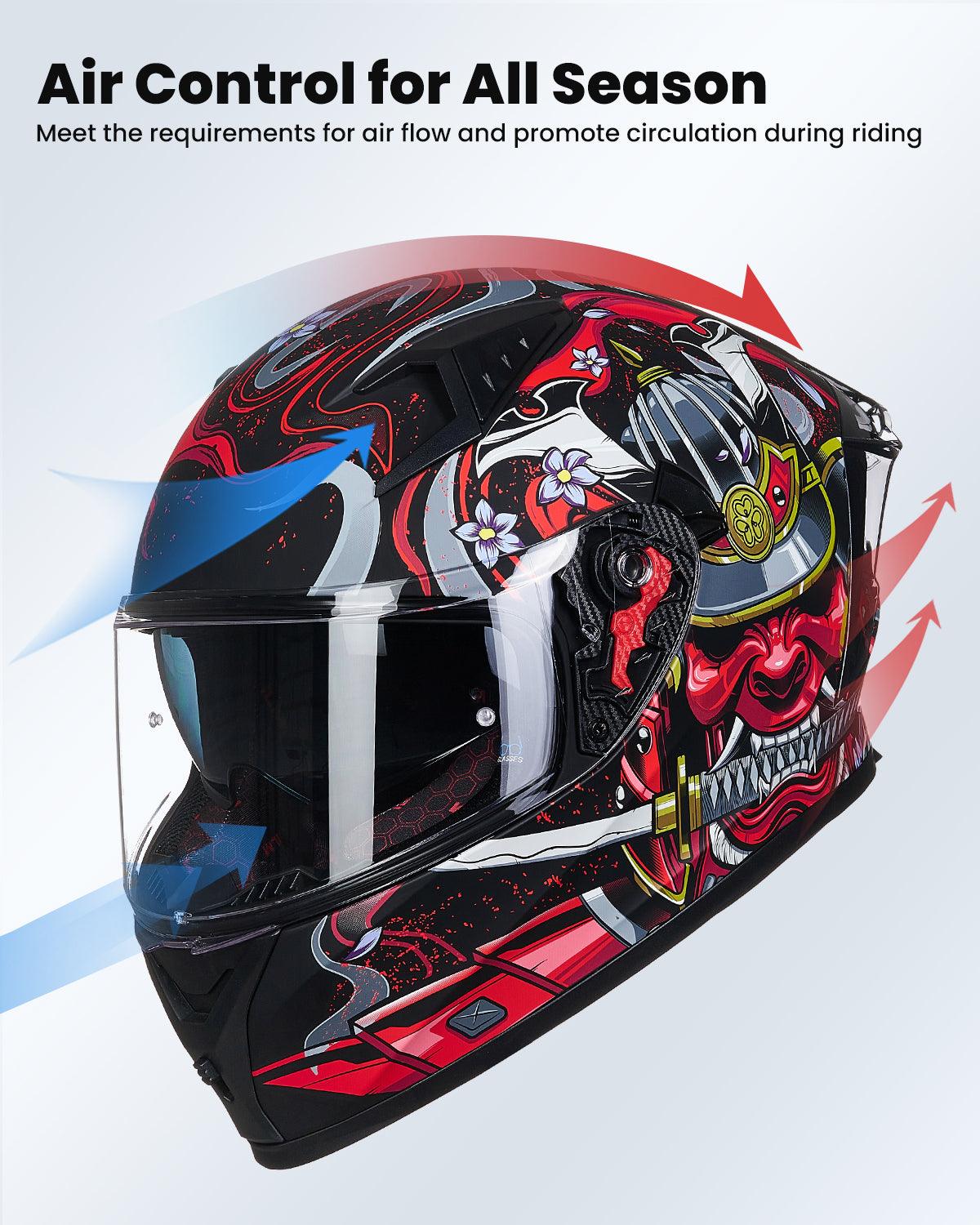 ILM Full Face Motorcycle Helmet Model Z501