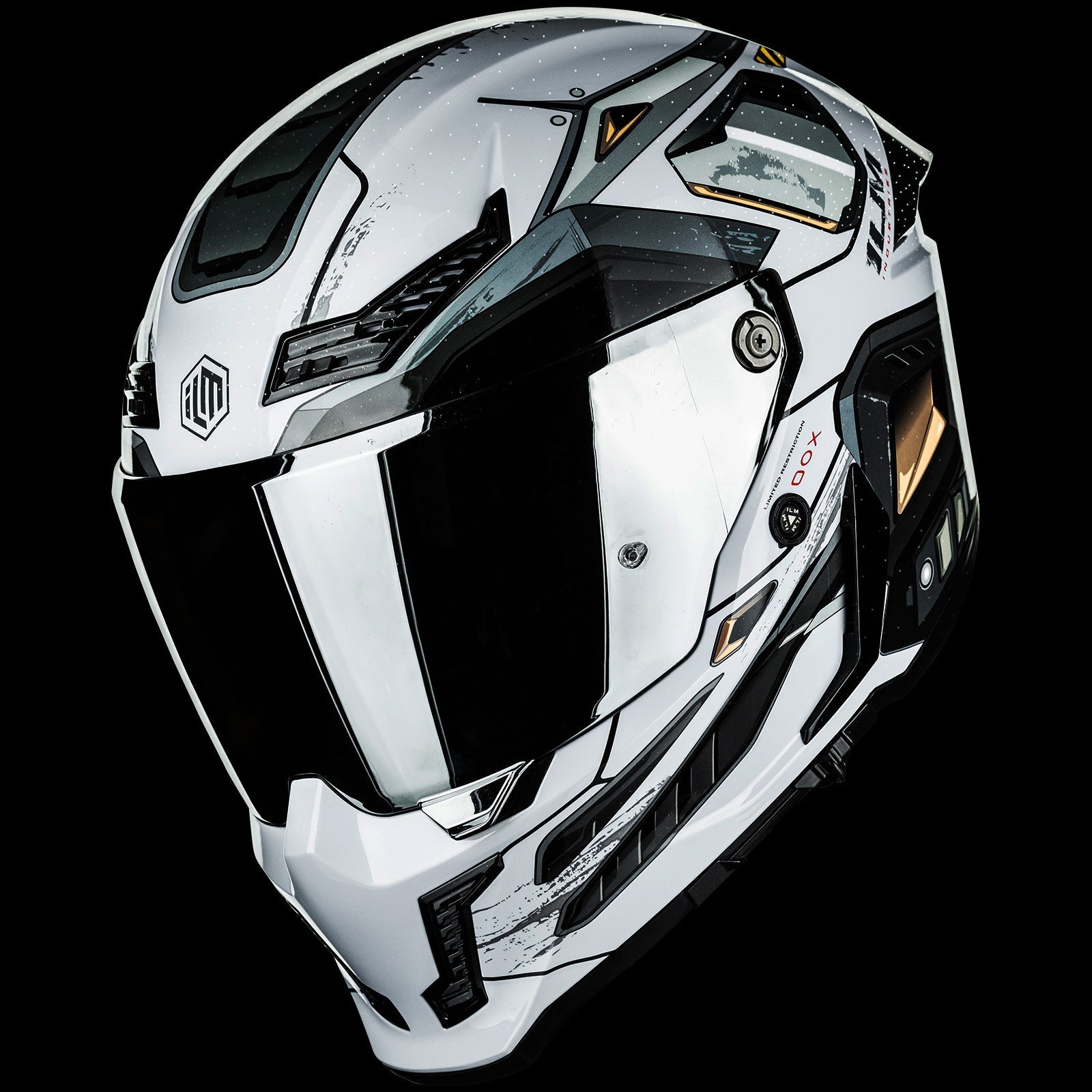 ILM Motorcycle Full Face Helmets DOT ECE Powersports Dual Visor Street Racing with Pinlock Cascos para Motos Model MF509 Pro