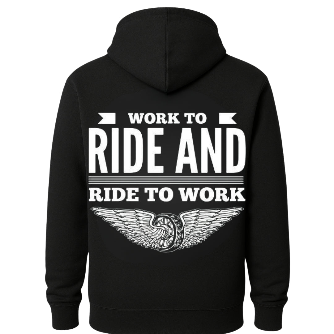 Quotes Biker Hoodie