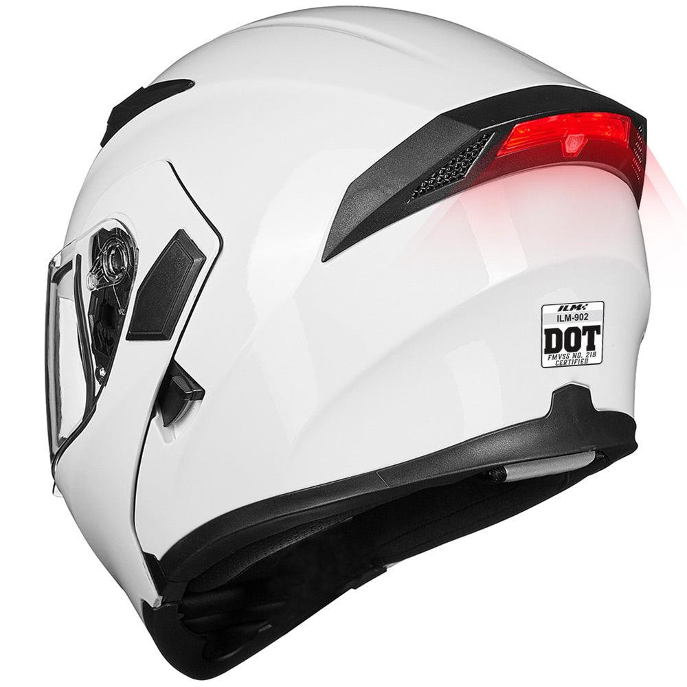 ILM Motorcycle Modular Full Face Helmet Model 902LED