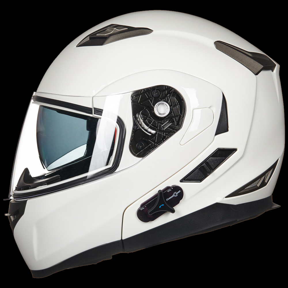 ILM Bluetooth Integrated Modular Flip up Full Face Motorcycle Helmet Model 953PRO