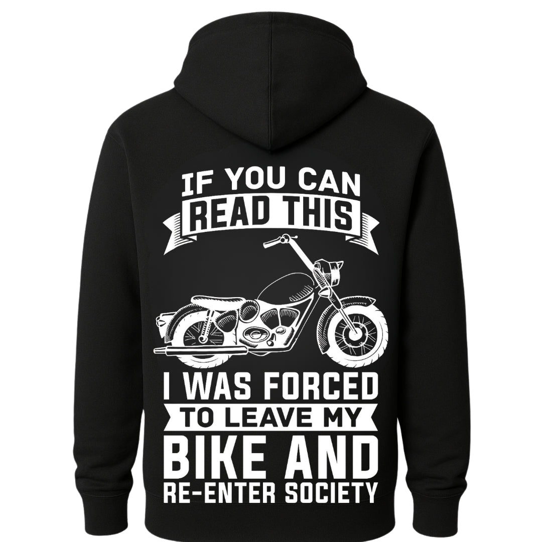 Quotes Biker Hoodie
