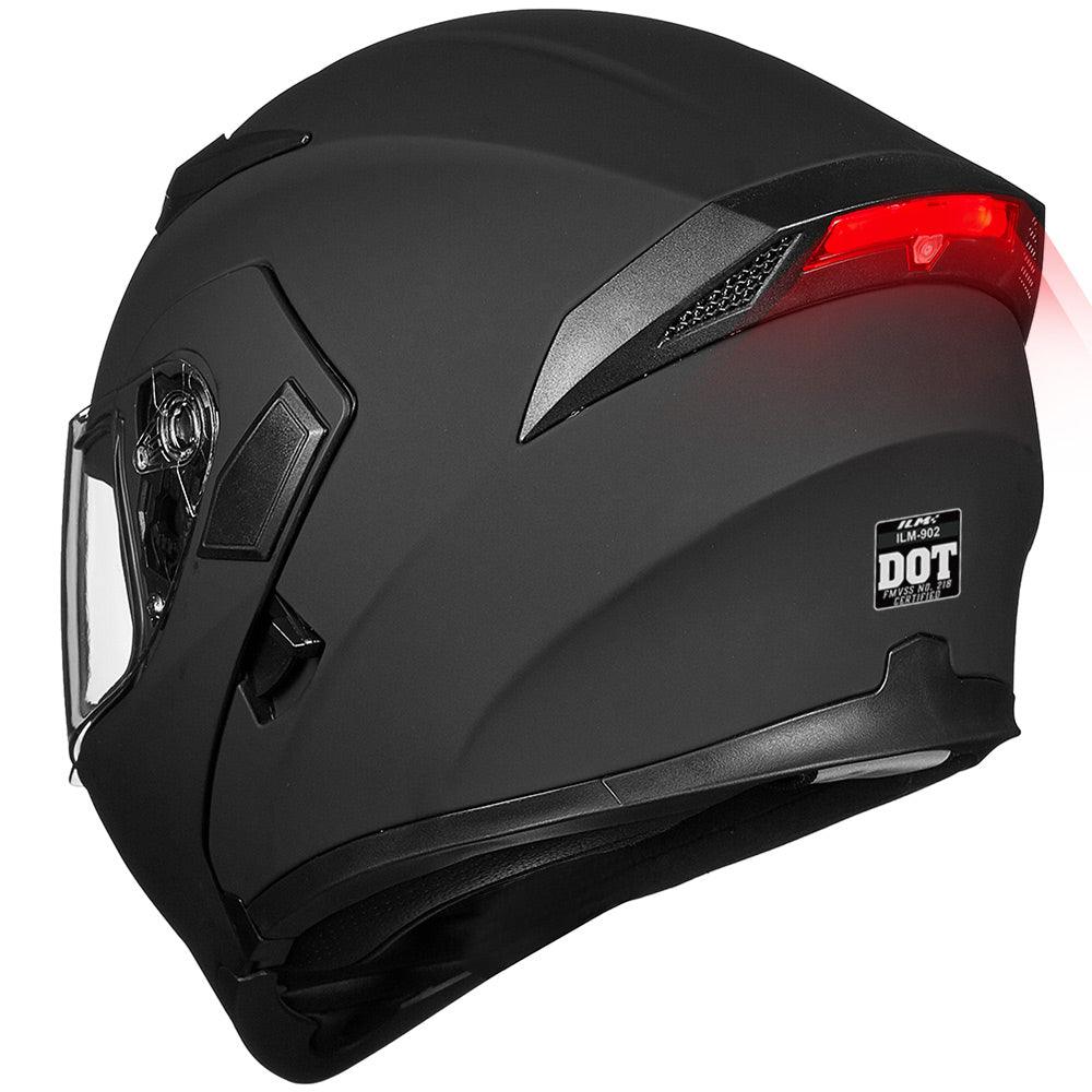 ILM Motorcycle Modular Full Face Helmet Model 902LED