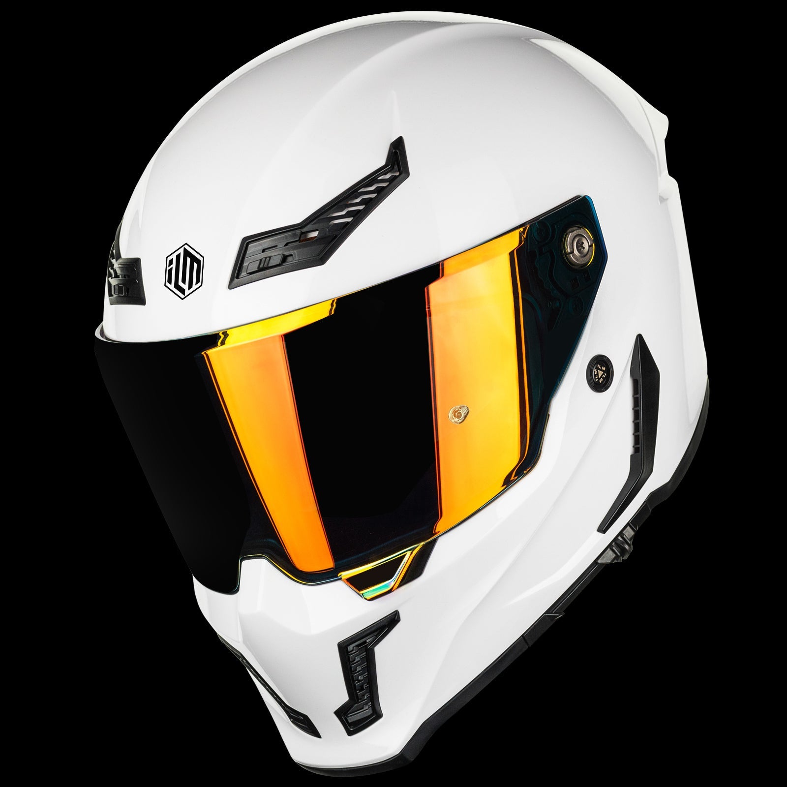 ILM Motorcycle Full Face Helmets DOT ECE Powersports Dual Visor Street Racing with Pinlock Cascos para Motos Model MF509 Pro