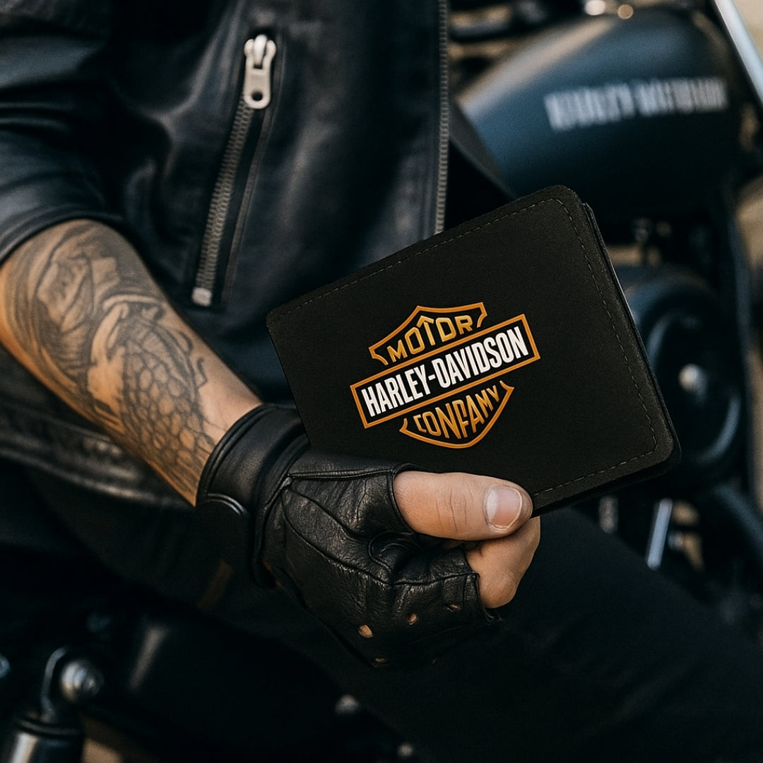 Harley Metro Compact Wallet – Minimalist Bifold Edition