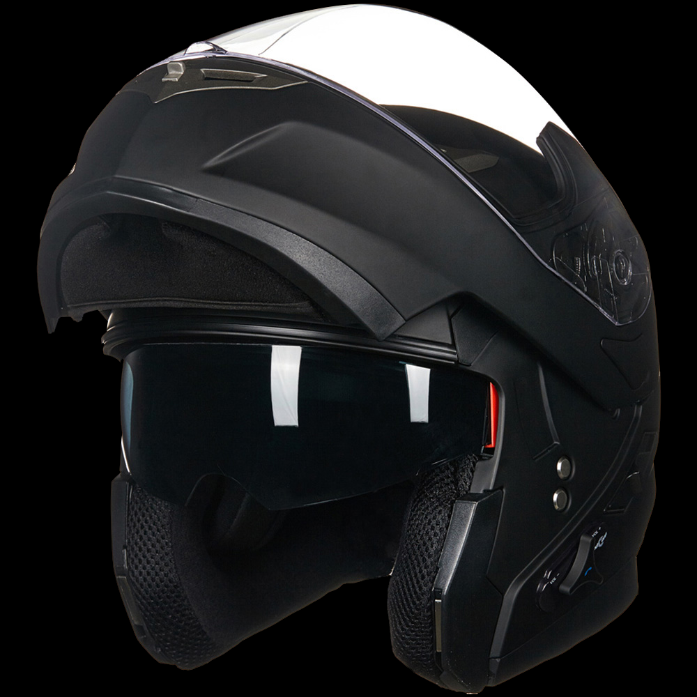 ILM Bluetooth Integrated Modular Flip up Full Face Motorcycle Helmet Model 953PRO