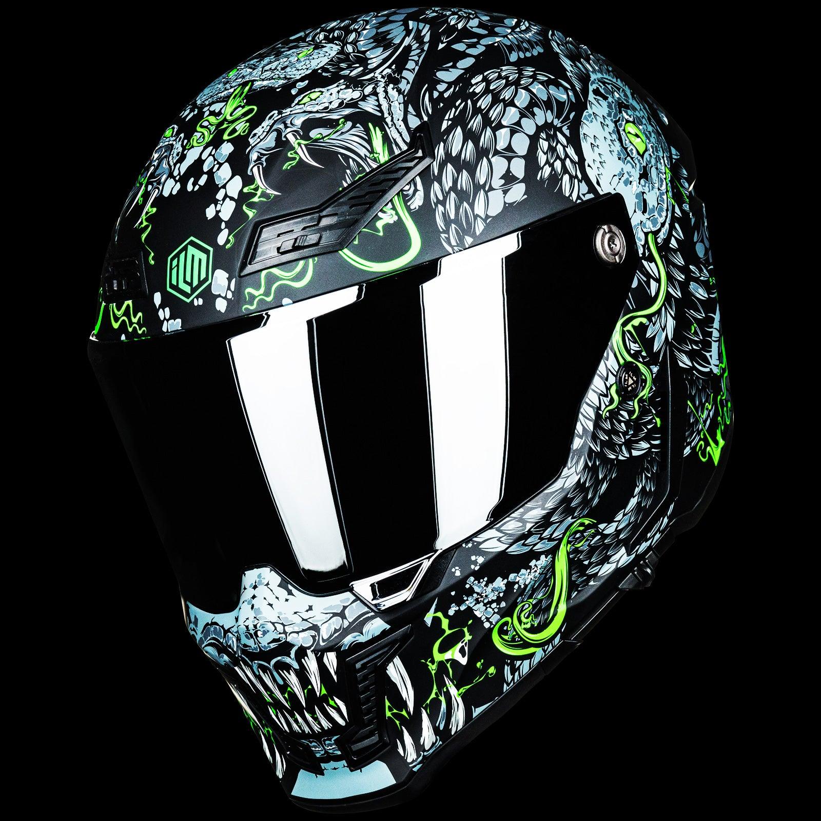 ILM Full Face Motorcycle Helmets Racing Helmet Model MF509