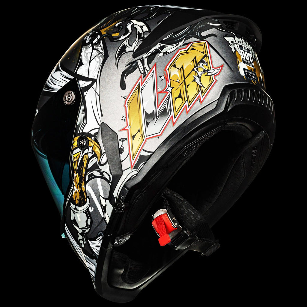 ILM Full Face Motorcycle Helmets Racing Helmet Model MF509