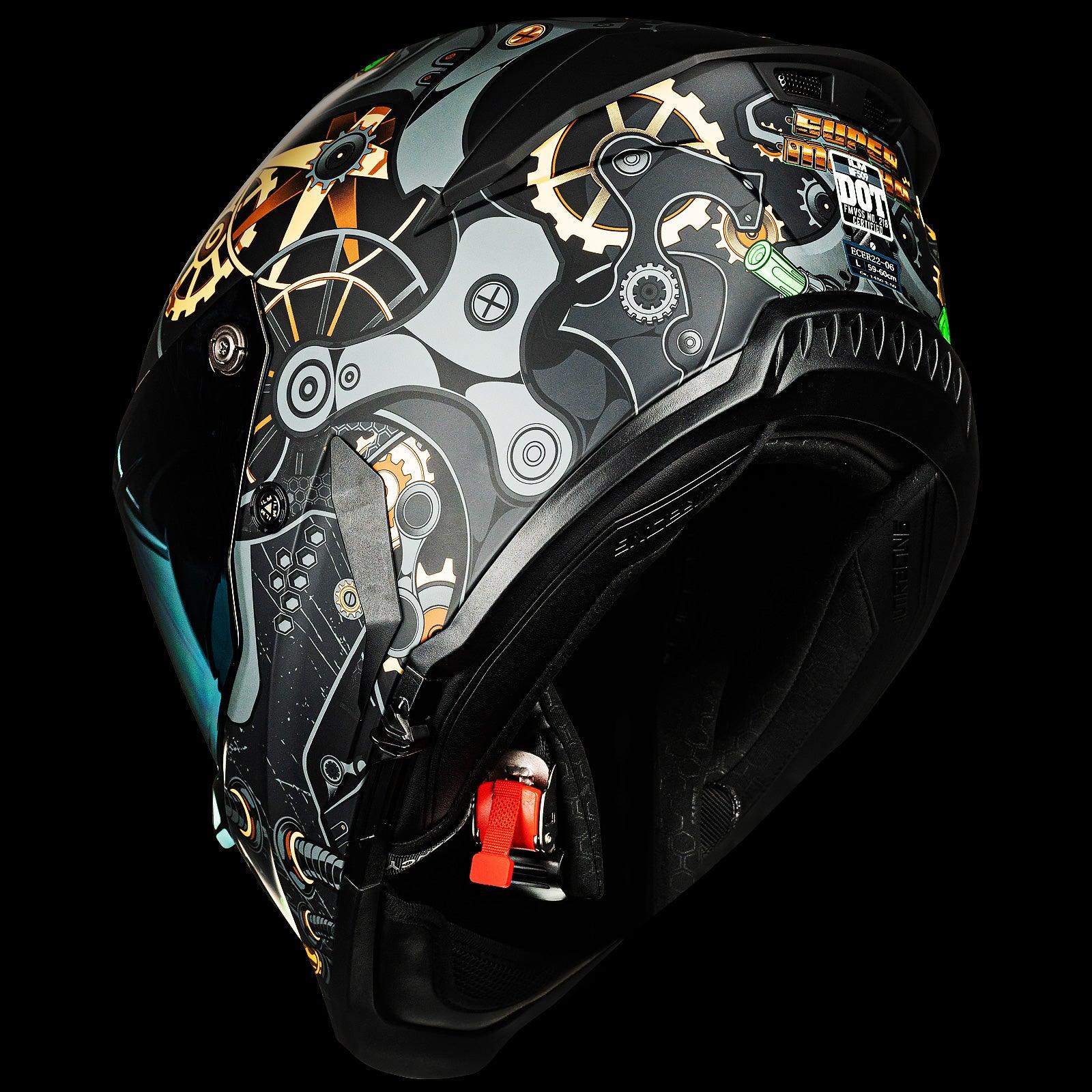 ILM Full Face Motorcycle Helmets Racing Helmet Model MF509