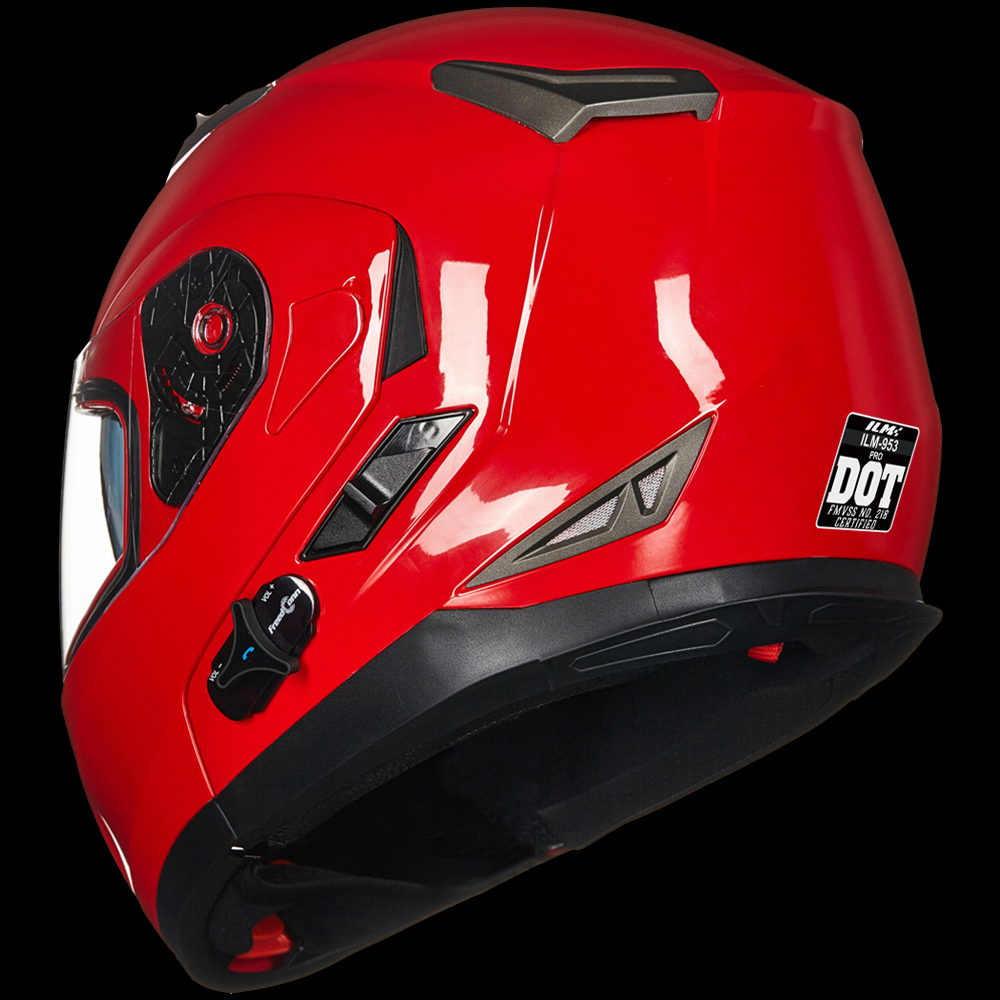 ILM Bluetooth Integrated Modular Flip up Full Face Motorcycle Helmet Model 953PRO
