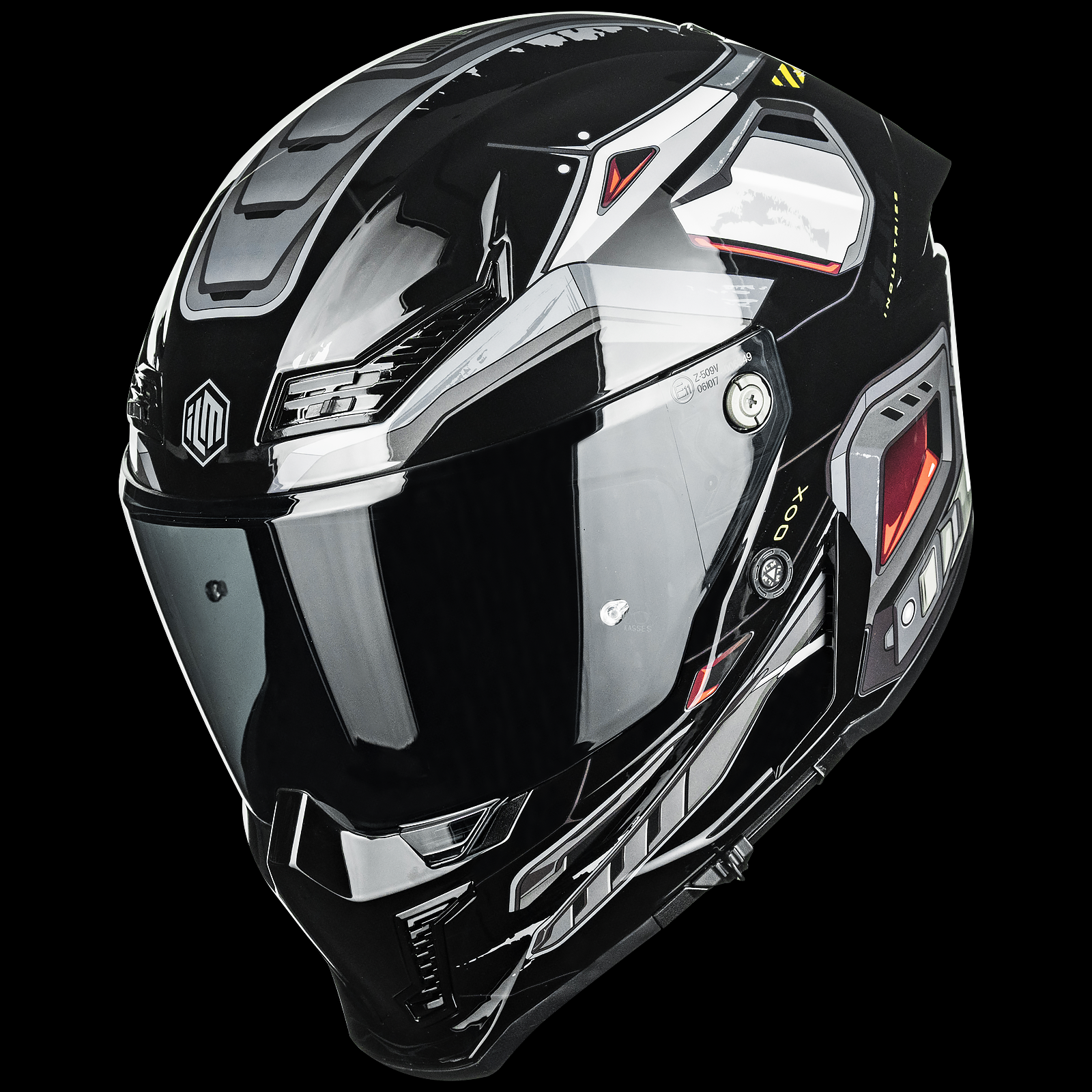 ILM Motorcycle Full Face Helmets DOT ECE Powersports Dual Visor Street Racing with Pinlock Cascos para Motos Model MF509 Pro
