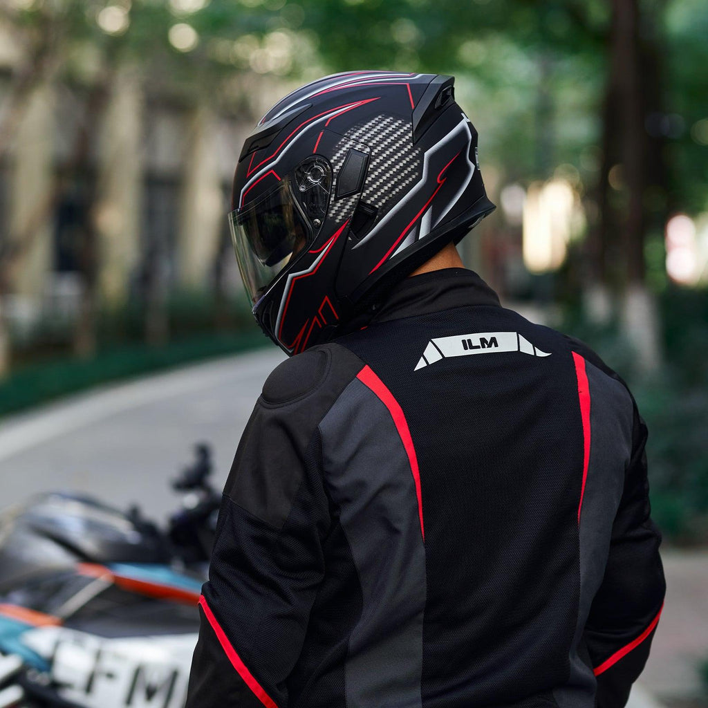 ILM Motorcycle Modular Full Face Helmet Model 902