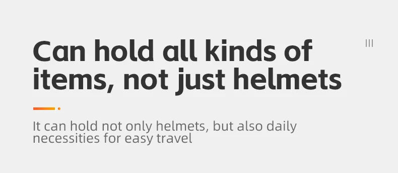 Motorcycle Helmet Backpack Large Capacity Travel Bags Reflective