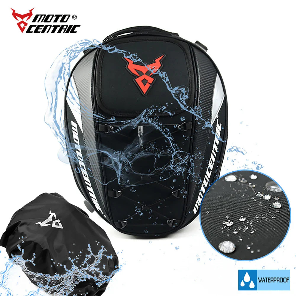 MOTOCENTRIC Motorcycle Back Seat Bags Waterproof Multifunctional