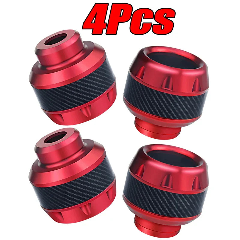 4PCS Motorcycle Crash Protectors Front Fork Slider Cups