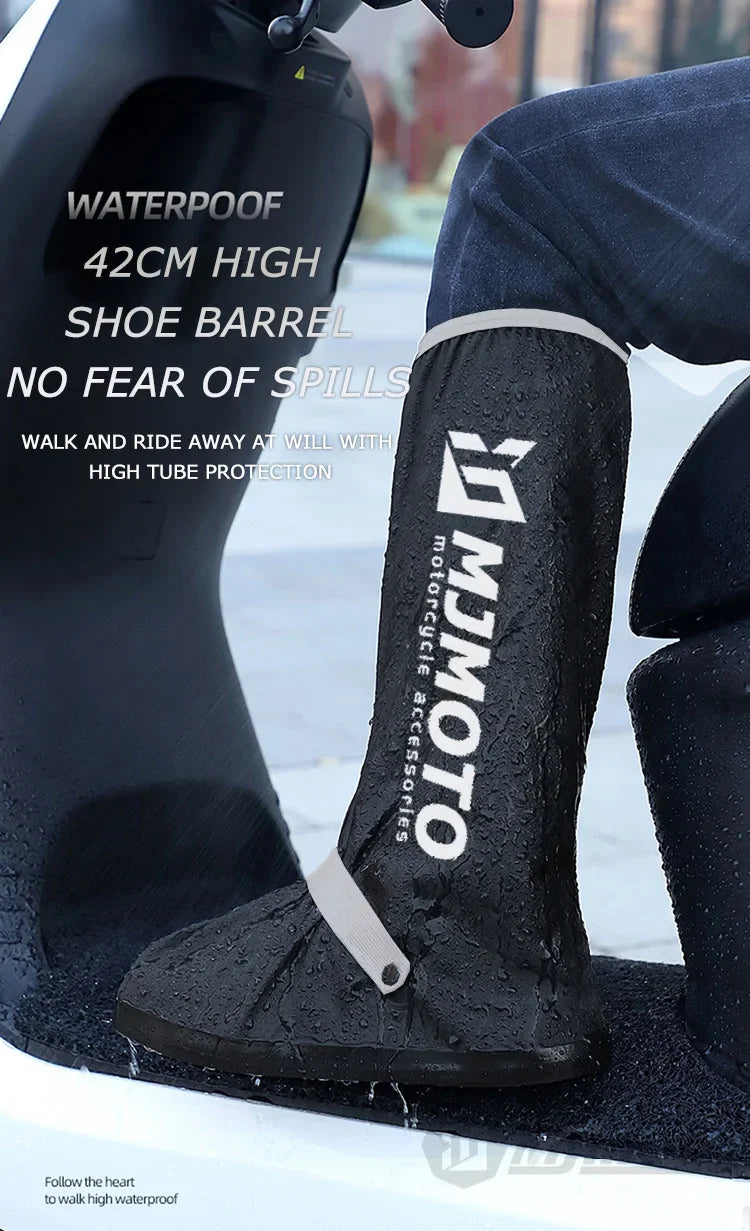 Motorcycle Shoe Cover Non-Slip Waterproof For Rainy Day