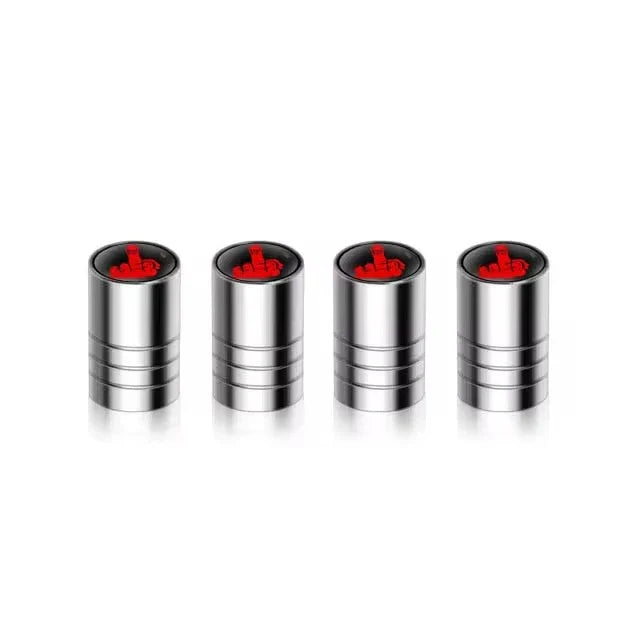 4PCS Aluminium Valve Stem Caps