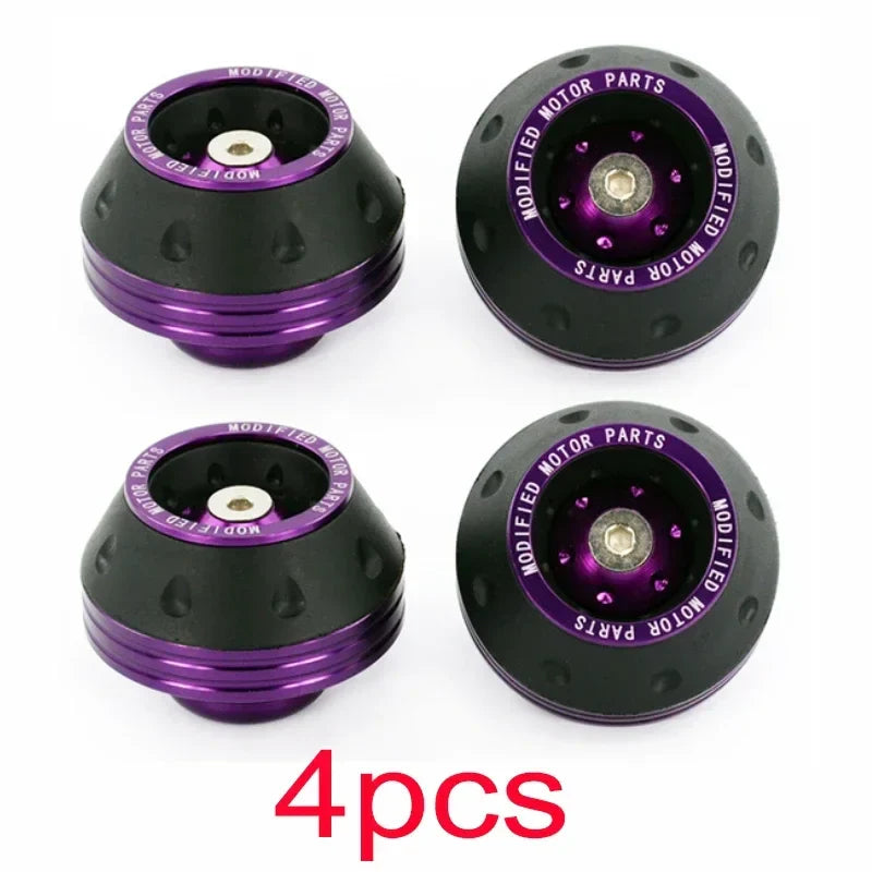 4PCS Motorcycle Crash Protectors Front Fork Slider Cups
