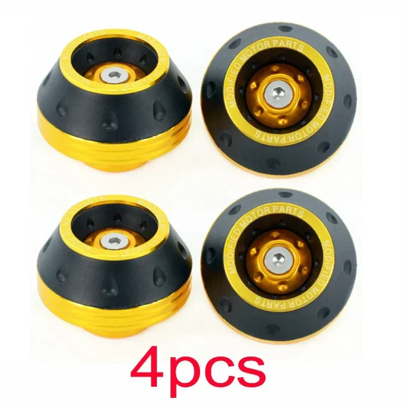 4PCS Motorcycle Crash Protectors Front Fork Slider Cups