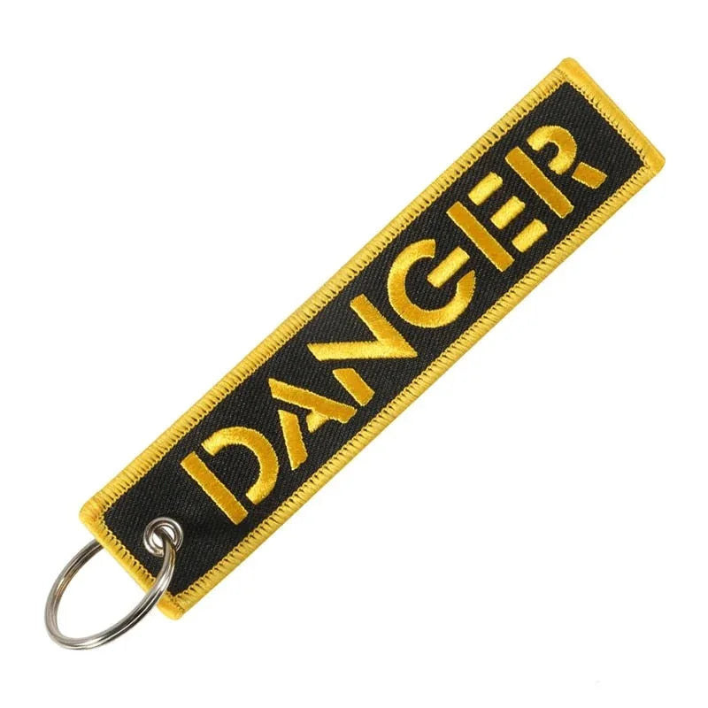 Danger - Motorcycle Keychain