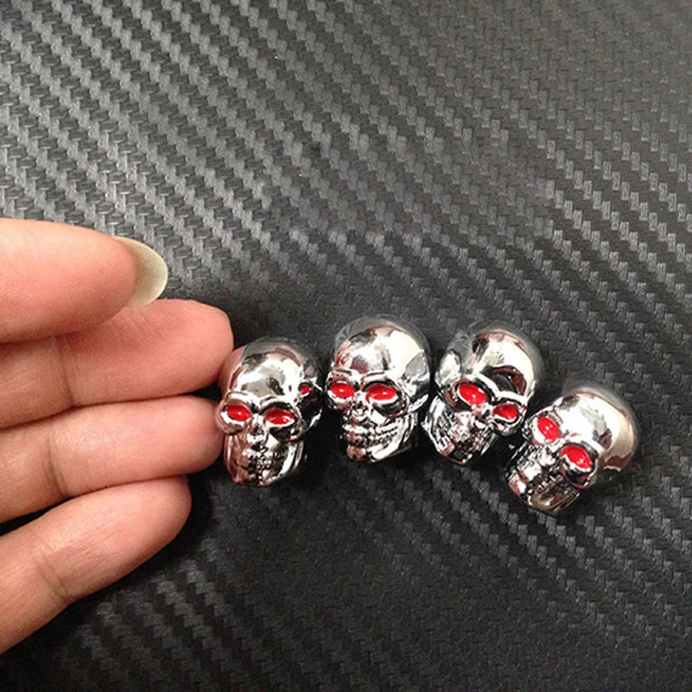 ABS Skull Valve Stem Caps
