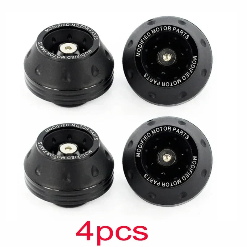 4PCS Motorcycle Crash Protectors Front Fork Slider Cups