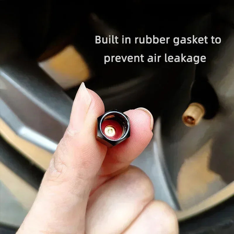 4PCS Aluminium Valve Stem Caps