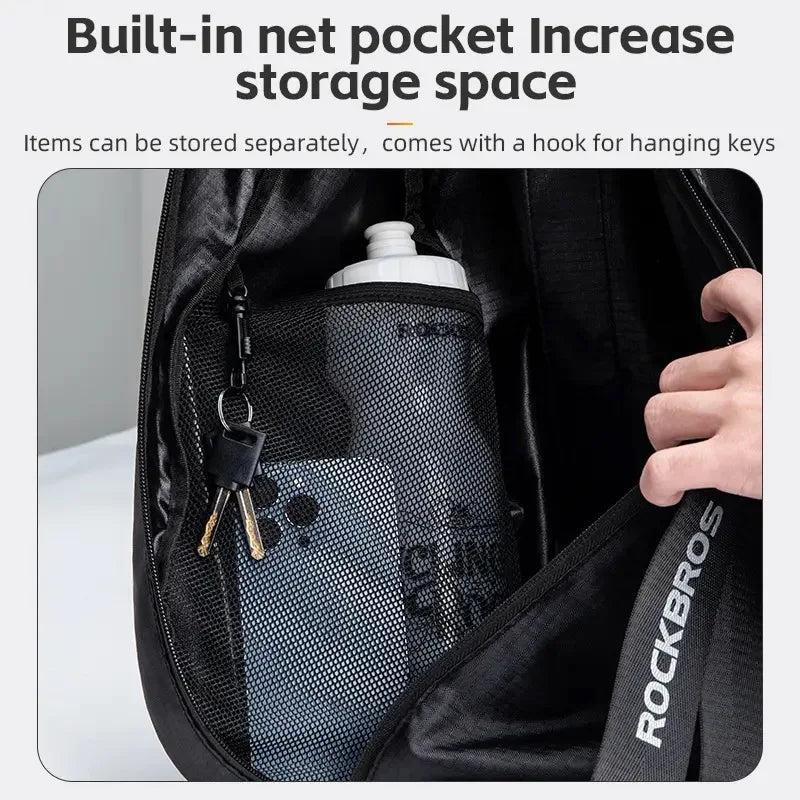 Motorcycle Helmet Backpack Large Capacity Travel Bags Reflective