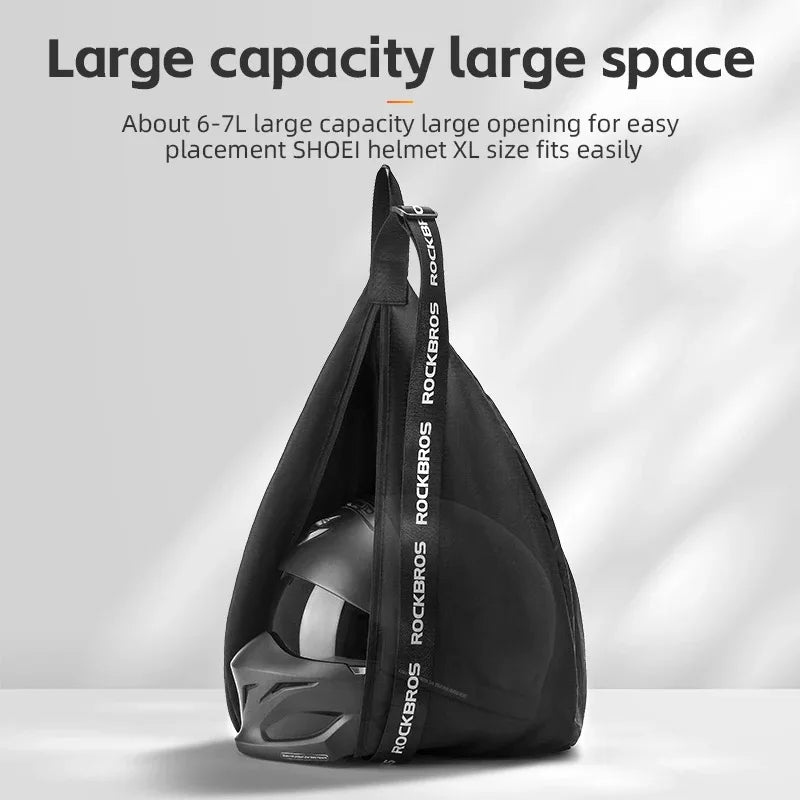 Motorcycle Helmet Backpack Large Capacity Travel Bags Reflective