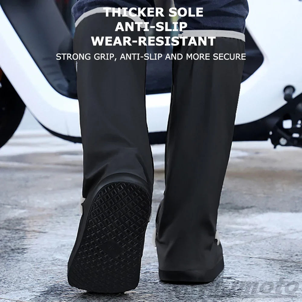 Motorcycle Shoe Cover Non-Slip Waterproof For Rainy Day