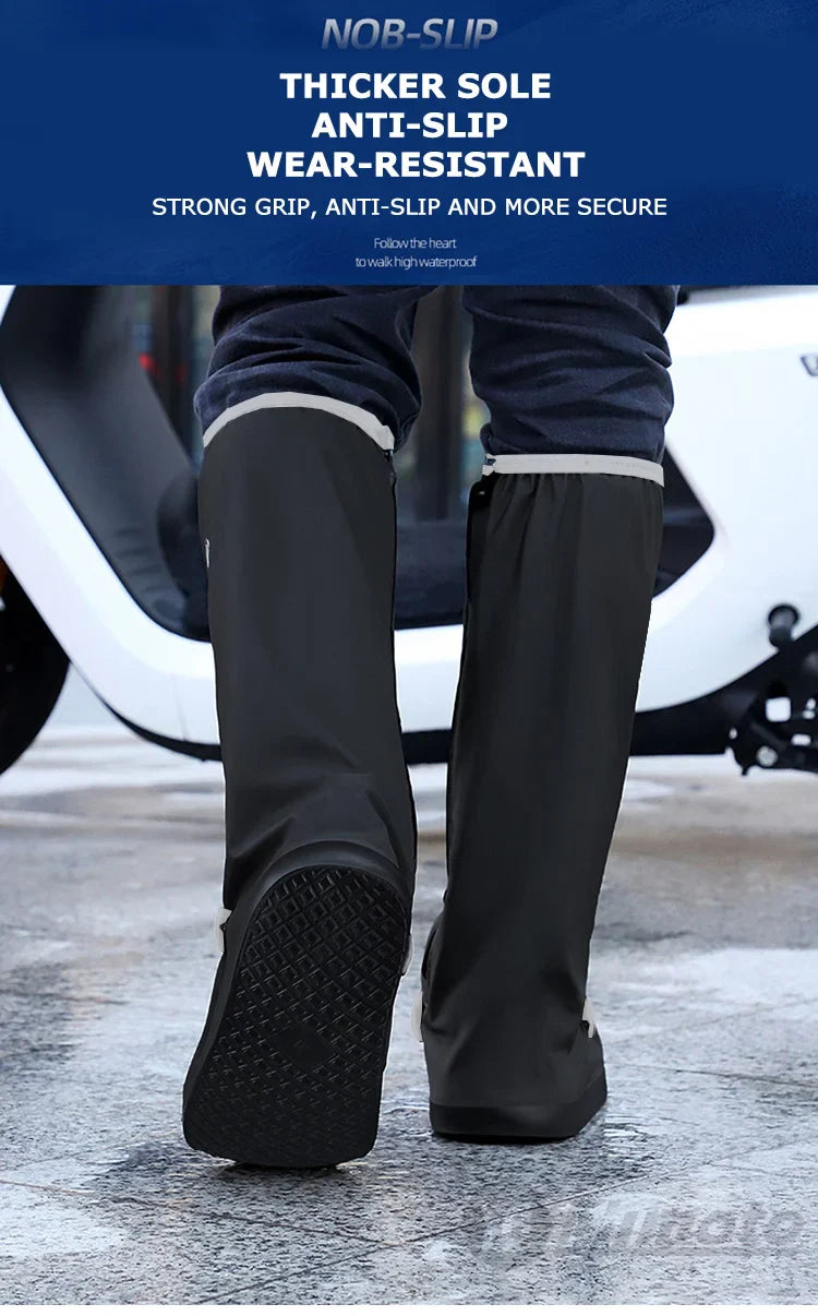 Motorcycle Shoe Cover Non-Slip Waterproof For Rainy Day