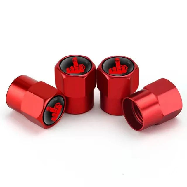 4PCS Aluminium Valve Stem Caps