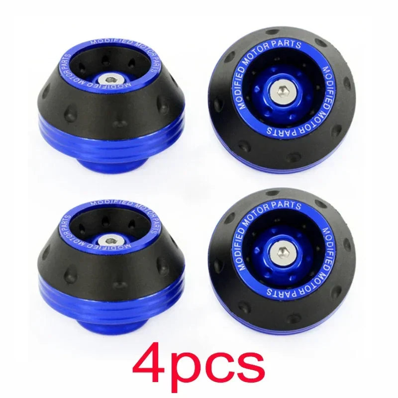 4PCS Motorcycle Crash Protectors Front Fork Slider Cups